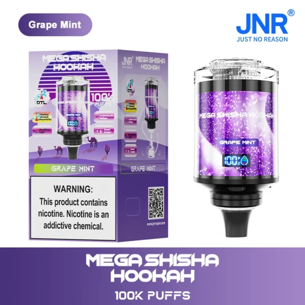 JNR Mega ShiSha Hookah 100k Puffs Disposable Vape