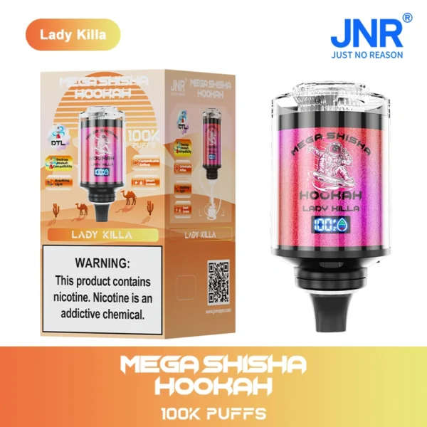 JNR Mega ShiSha Hookah 100k Puffs Disposable Vape