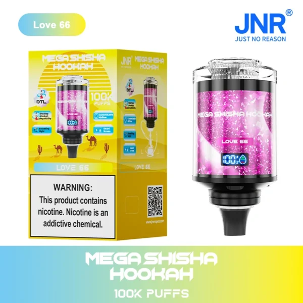 JNR Mega ShiSha Hookah 100k Puffs Disposable Vape