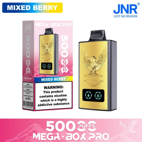 JNR Puffs 50k Mega box Pro Vapes