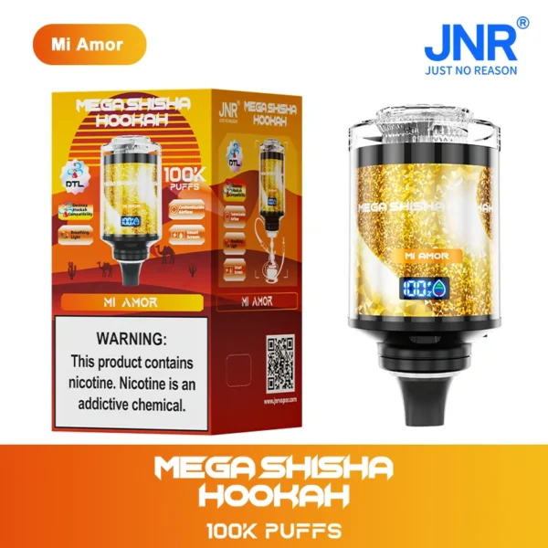 JNR Mega ShiSha Hookah 100k Puffs Disposable Vape