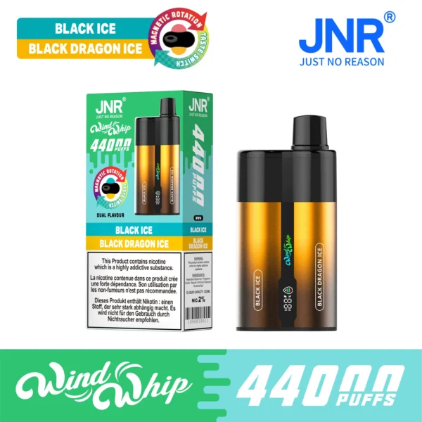 JNR Vapes WindWhip 44k Puffs 2% Nicotine Content