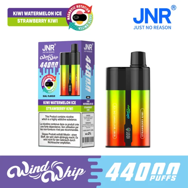 JNR Vapes WindWhip 44k Puffs 2% Nicotine Content