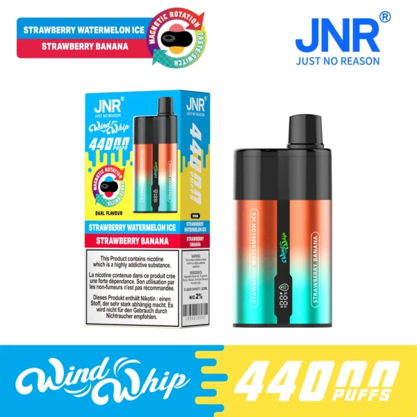 JNR Vapes WindWhip 44k Puffs 2% Nicotine Content