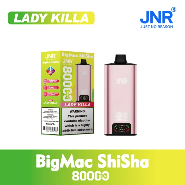 JNR Vapes Big Mac Shisha 80k Puffs