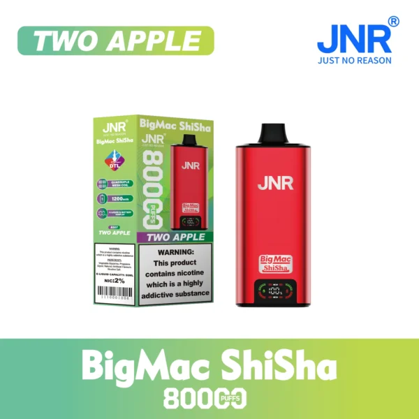 JNR Vapes Big Mac Shisha 80k Puffs
