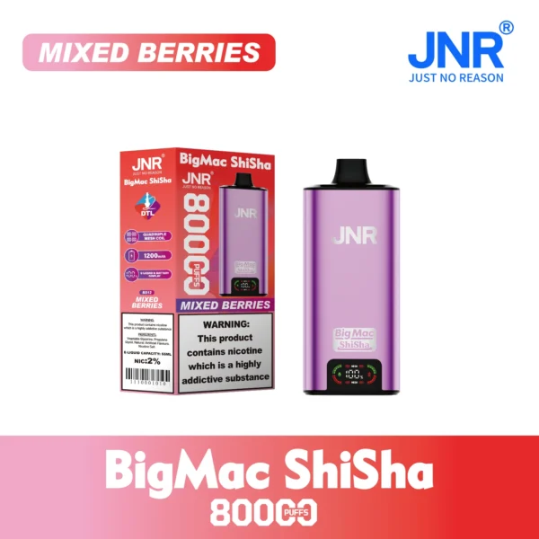 JNR Vapes Big Mac Shisha 80k Puffs