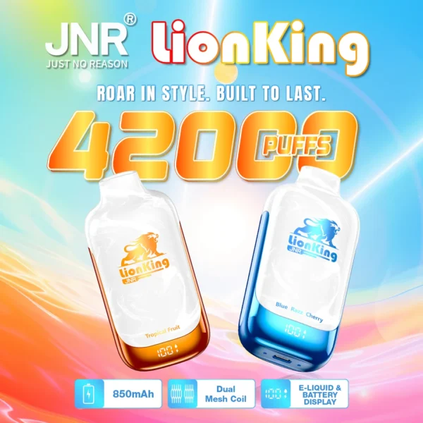 JNR LionKing 42k Puffs Vapes 42000 France